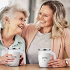 Self-Stirring Coffee Mug – You Are My Happy Edition (Stainless Steel, 380ml)