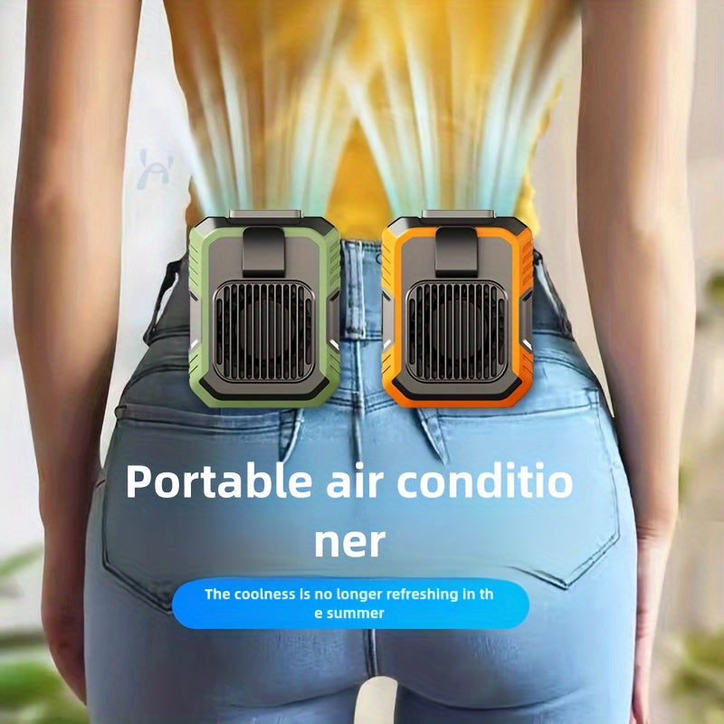 3-in-1 Portable Fan – Mini AC, Flashlight & Power Bank