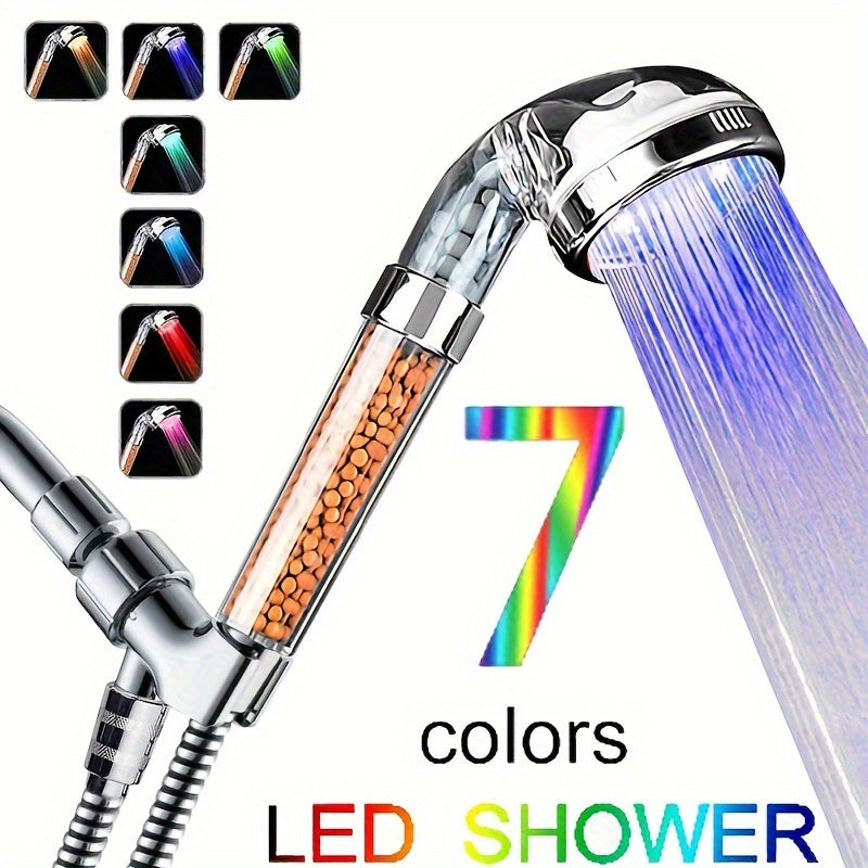 7-Color LED Shower Head