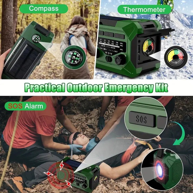 Emergency Radio Power Bank 10,000mAh