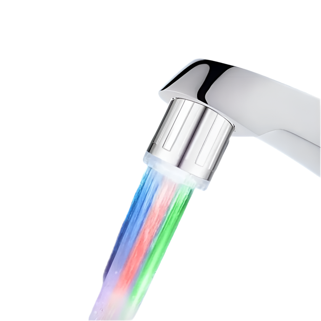 LED Faucet Light – Colorful, No Battery, Easy Install