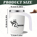 Self Stirring Mug – King or Queen Edition (350ml)