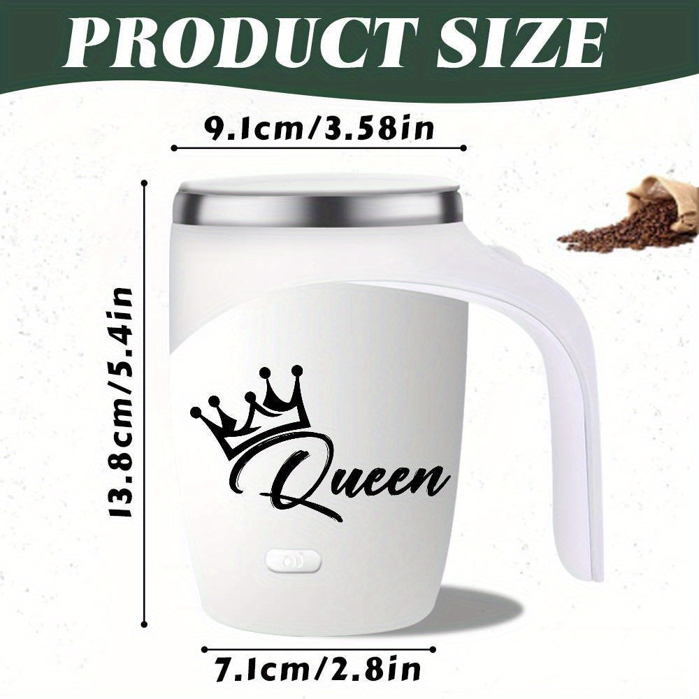Self Stirring Mug – King or Queen Edition (350ml)