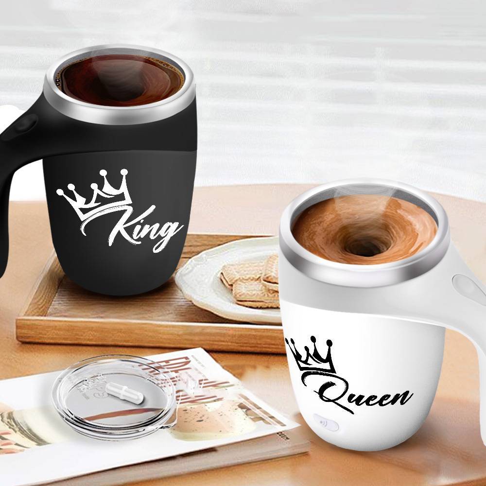 Self Stirring Mug – King or Queen Edition (350ml)