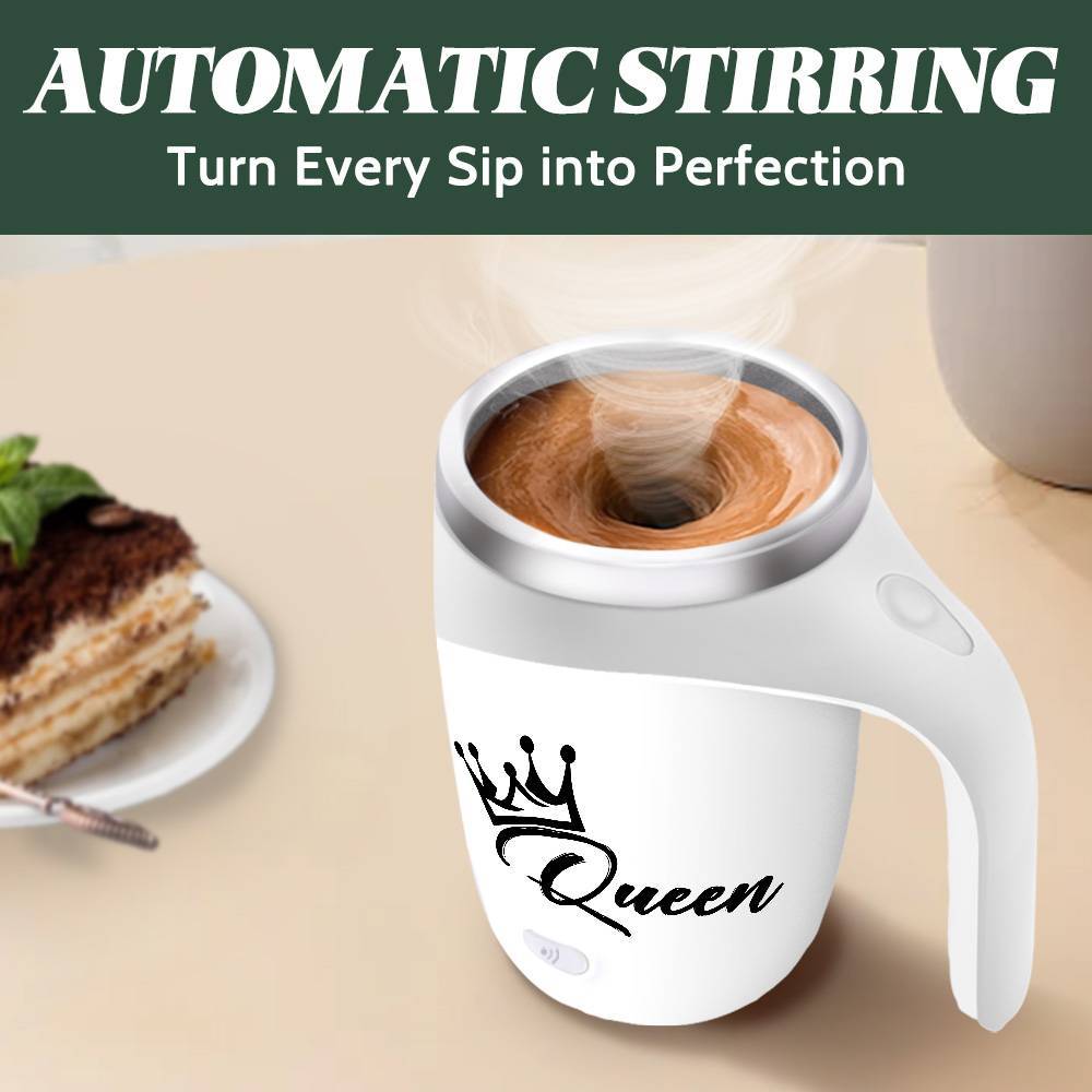 Self Stirring Mug – King or Queen Edition (350ml)