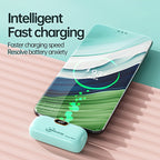 Portable Power Bank 5000mAh – Wireless & USB-C Charging