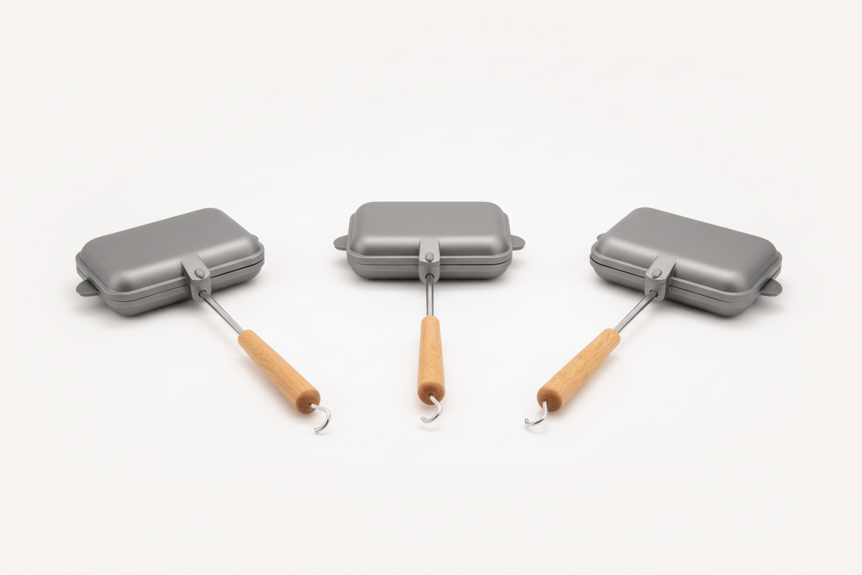 3 product of deluxe sandwich pan same than I have in the store side by side