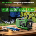 Emergency Radio Power Bank 10,000mAh