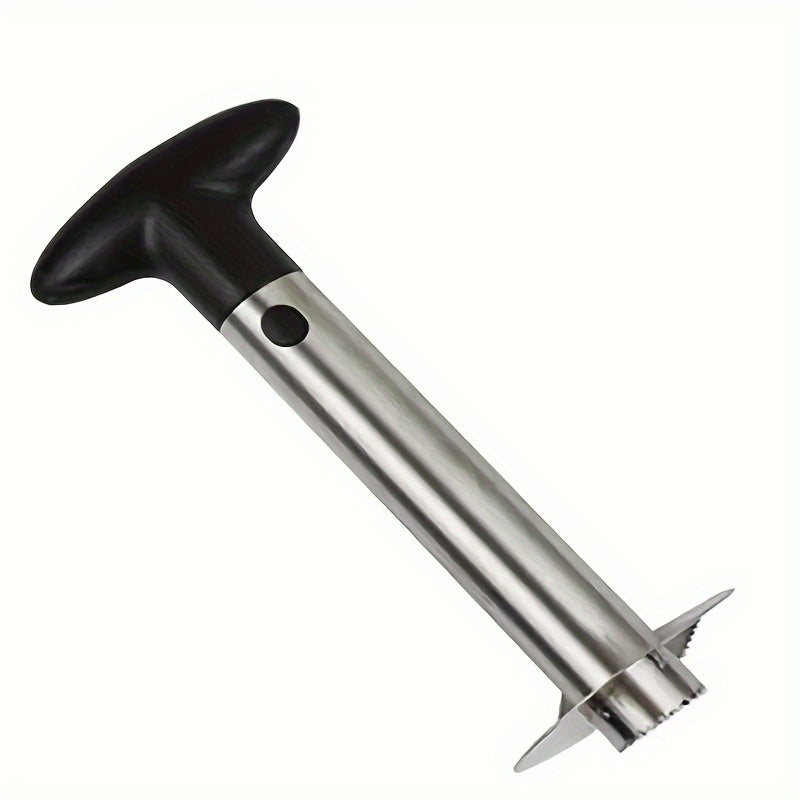 Stainless Steel Pineapple Corer & Slicer – Quick Fruit Cutter with Easy Handle