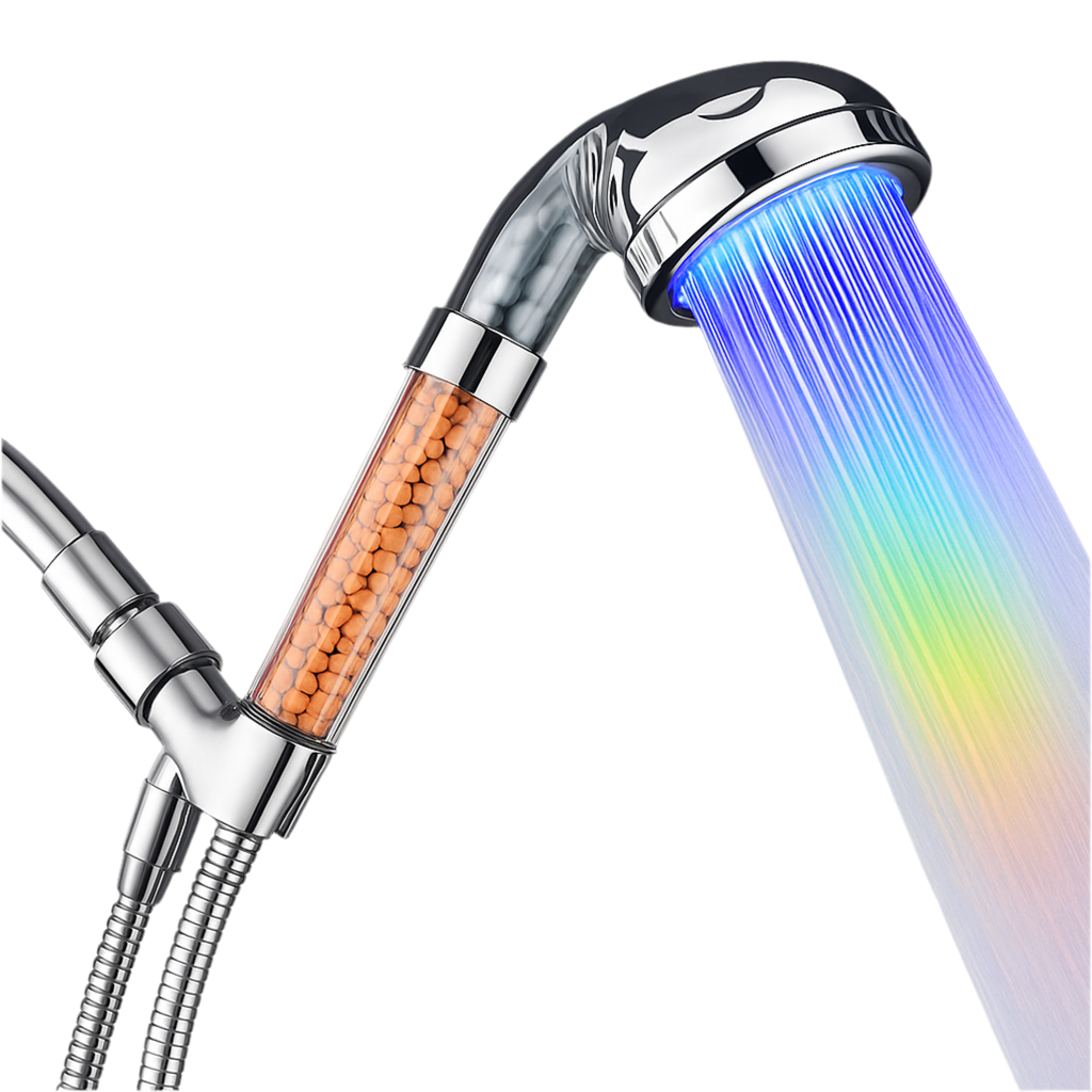 7-Color LED Shower Head