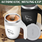 Self-Stirring Coffee Mug – “I Love You” Edition (Stainless Steel, 380ml)