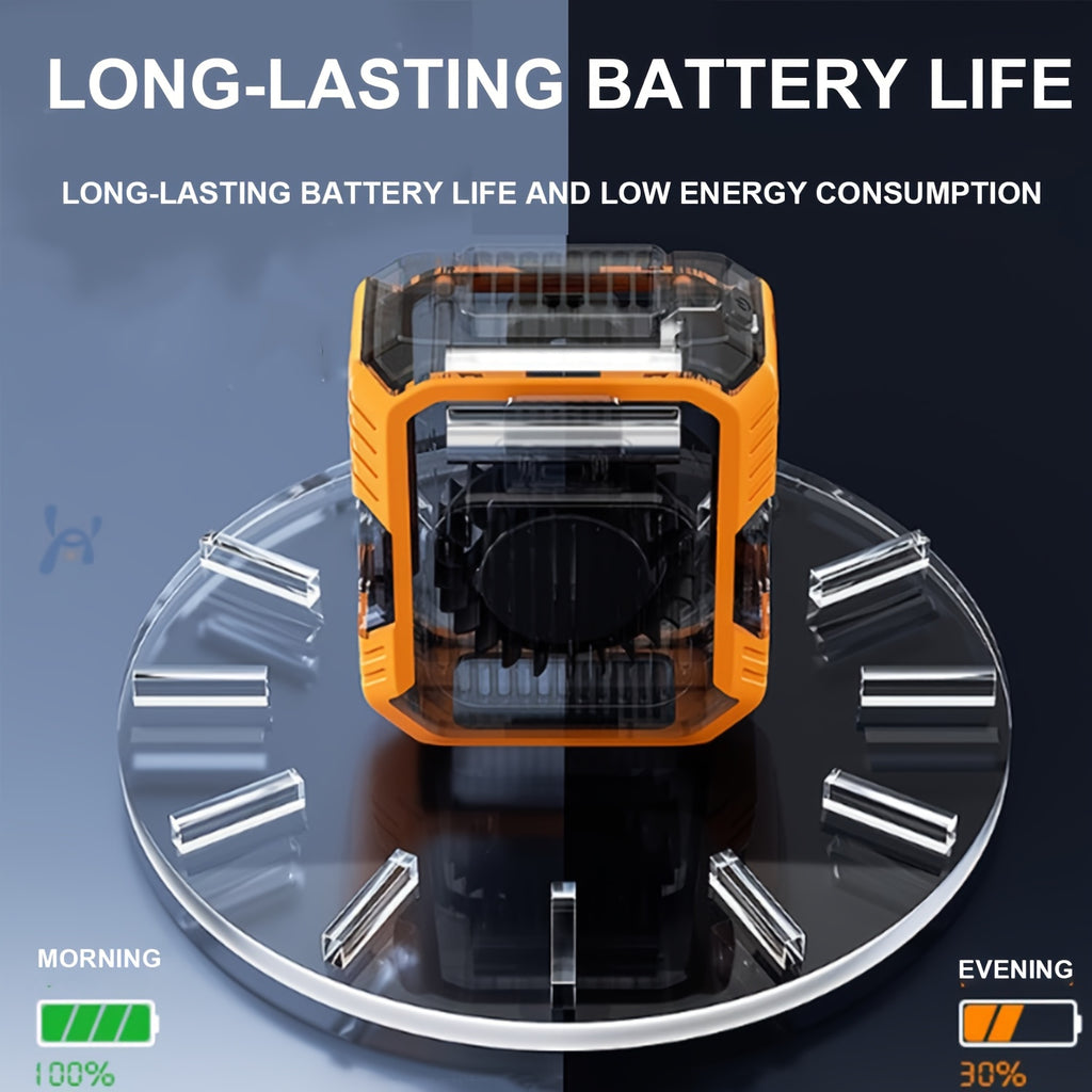 3-in-1 Portable Fan – Mini AC, Flashlight & Power Bank