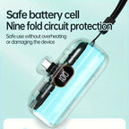 Portable Power Bank 5000mAh – Wireless & USB-C Charging