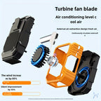 3-in-1 Portable Fan – Mini AC, Flashlight & Power Bank