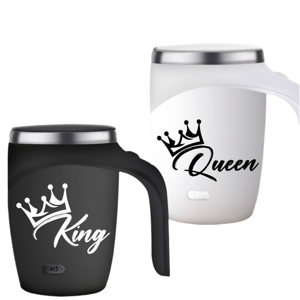 Self Stirring Mug – King or Queen Edition (350ml)