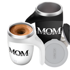 Self-Stirring Coffee Mug – “MOM” Edition (Stainless Steel, 380ml)