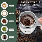 Self-Stirring Coffee Mug – “I Love You” Edition (Stainless Steel, 380ml)