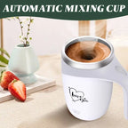Self-Stirring Coffee Mug – “I Love You” Edition (Stainless Steel, 380ml)