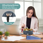 3-in-1 Electric Lunch Box – Portable Food Warmer with Stainless Steel & Carry Bag