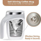 Self-Stirring Coffee Mug – Forever Together Edition (Stainless Steel, 380ml)