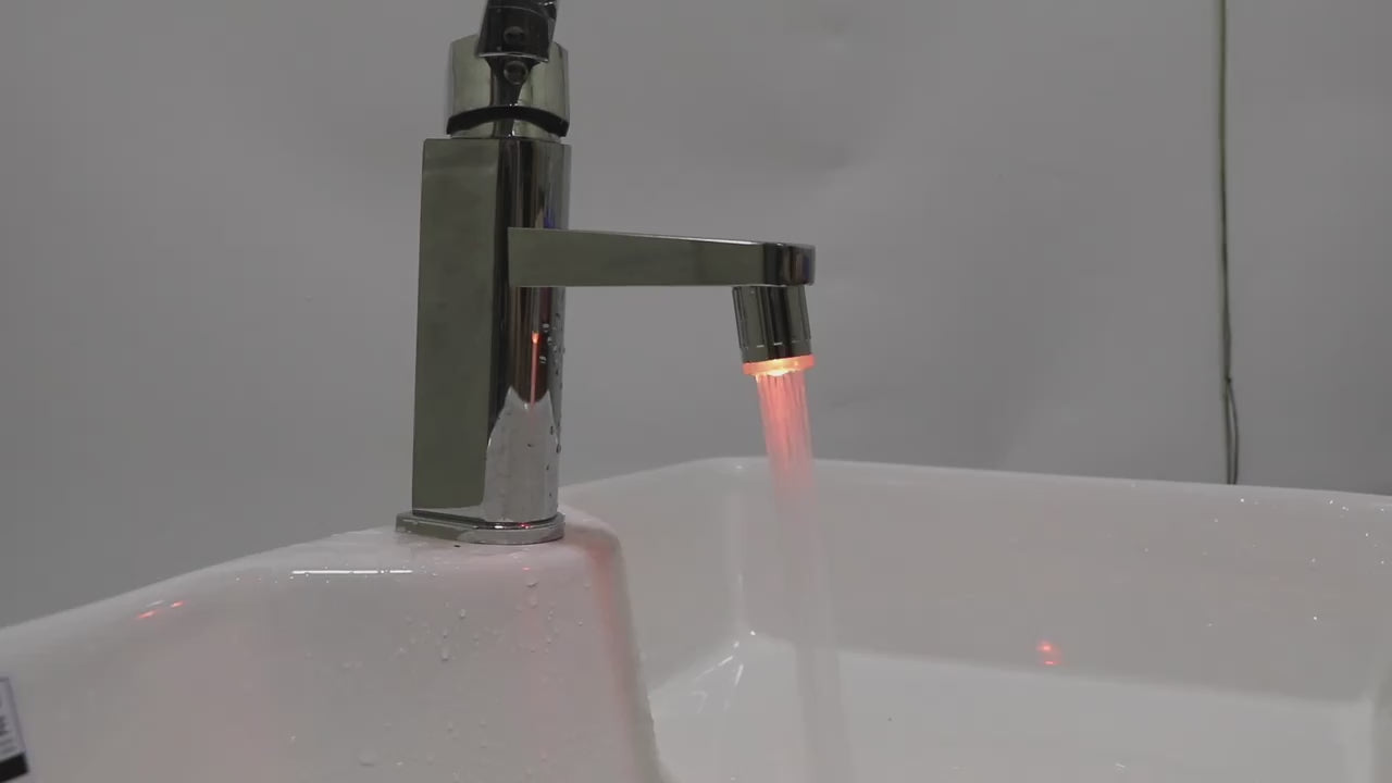 LED Faucet Light – Colorful, No Battery, Easy Install
